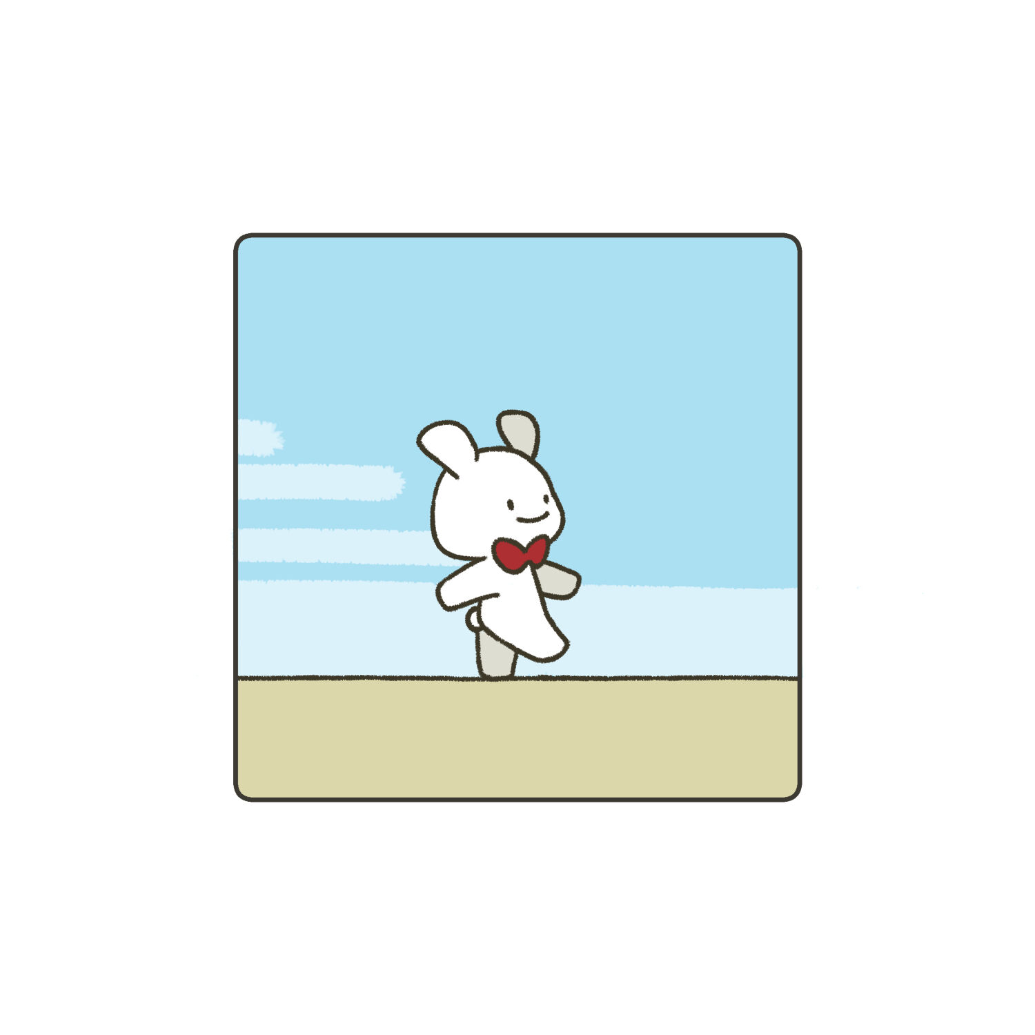 うさぎさんのおさんぽ