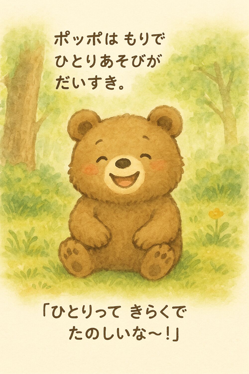 くまのポッポとなかよしのき