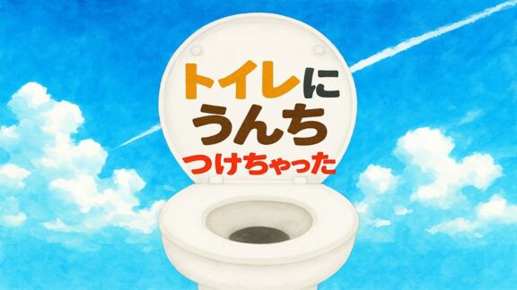 トイレに うんち つけっちゃた
