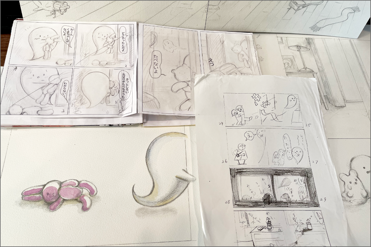 『おばけちゃん』の下絵