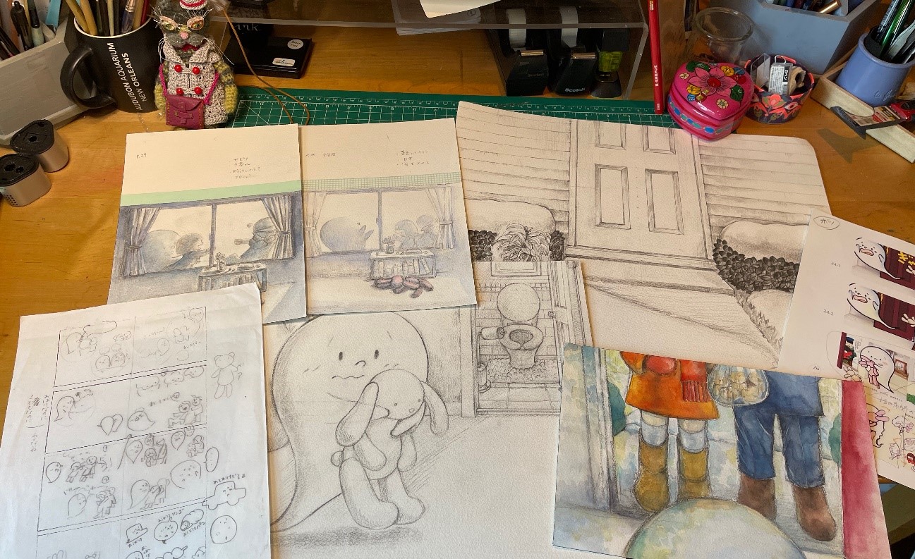 『おばけちゃん』の下絵