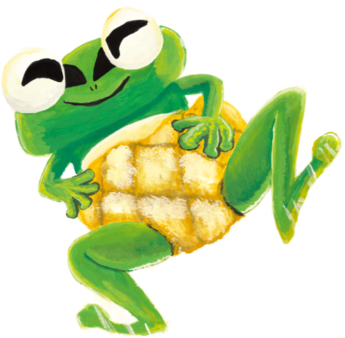 メロンパンを履くケロン